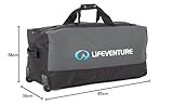 Lifeventure Expedition Large Duffle Bag with Wheels, 120 litres | Soft, Folding Base, Compact When Not in Use - Image 12