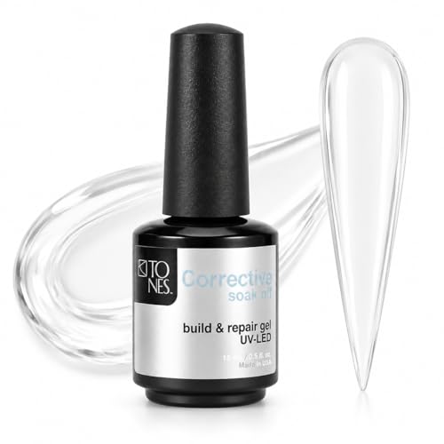 Esmalte de Gel Soak-Off TONES Clear Corrective 15 ml miniatura 1