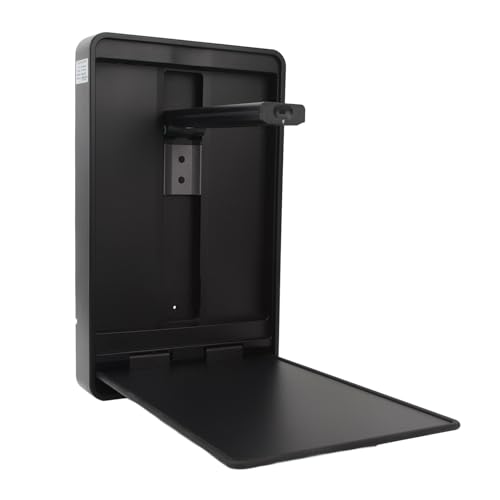 Dilwe 8MP USB Document Camera for A4 Size, Detachable Auto Focus Document Webcam with 4 LED Fill Lights for Live Demo, Web Conferencing, Distance Learning, Remote Teaching, DILWEZR64G1S5BK