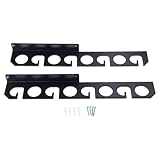 PANGBOER Angelausrüstungs-Wand-Organizer, praktisches Regal für mehrere Ruten mit einfacher Einstellung für Angler und Warenläden, Outdoor-Sportausrüstungshalter