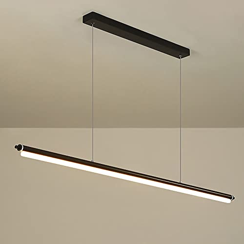 Lámpara LED moderna lineal para acabar con las sombras en la mesa del comedor 2