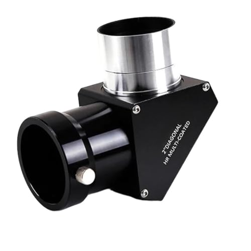 Espejo diagonal de 2 pulgadas para telescopio con alto reflejo para observación nocturna clara