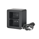 DSTE LC-SCL7 USB Dual Akkuladegerät Kompatibel mit Leica BP-SCL7,Leica M11,M11 Glossy,M11M,M11P