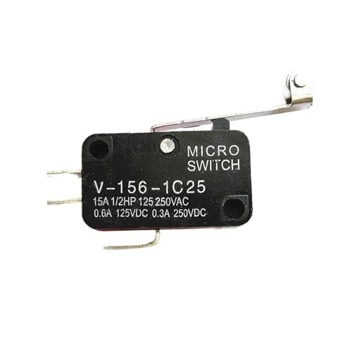 Micro-interrupteur de limite SPDT V-156-1C25 avec levier à galet 16A 250VAC