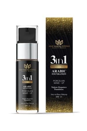Fondotinta liquido beige 3 in 1 – opacità da leggera a media, finitura naturale, SPF 15, per tutti i tipi di pelle, fondotinta con carnagione uniforme (Light)