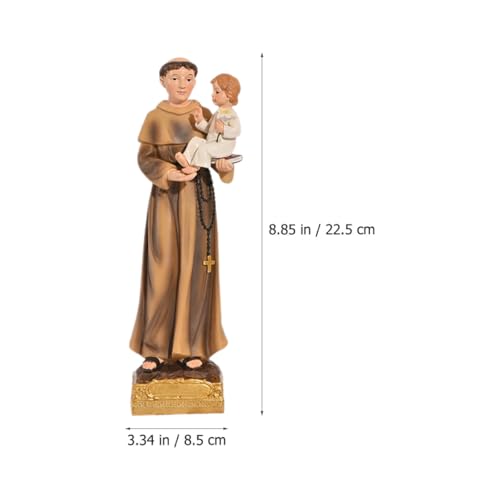 Statue religieuse catholique en résine pour la décoration intérieure de maison
