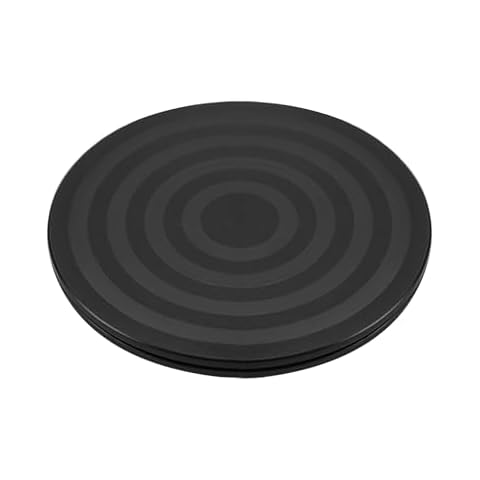 JTMKYO Round Plastic Turntable for Display Cover