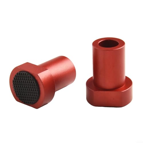 Hundeschellen aus Aluminiumlegierung, für Holzbearbeitungstisch, Fräsen und Schneiden, 19 mm, Rot, 8 Stück