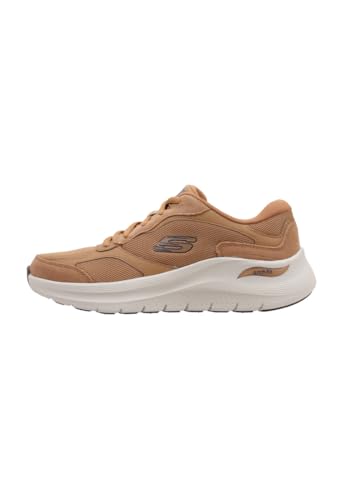 Skechers Arch Fit 2.0 The Keep - Tenis para Hombre, Brown, 42.5 EU