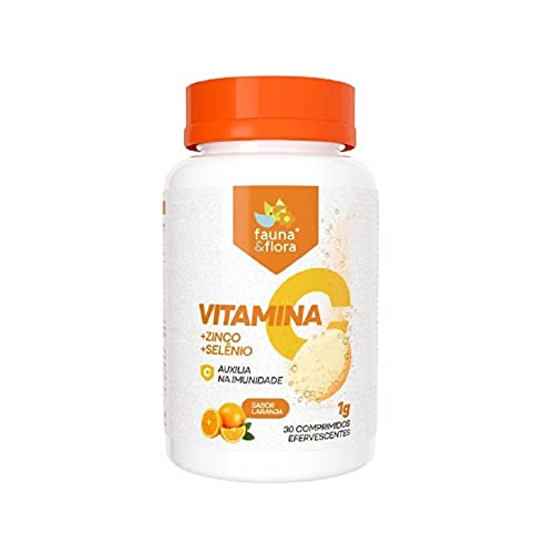 Vitamina C Zinco Selênio com 30 comprimidos Efervescente 1000mg