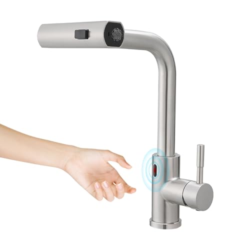 Touchless Kitchen Faucet with Pull-Down Sprayer
