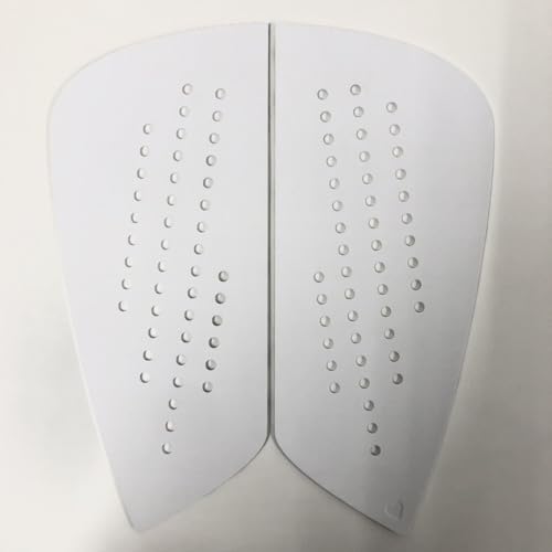 BLACK HEART / 2 piece FISH DECK PAD/デッキパッド WHITE ホワイト サーフィン WAX 滑り止め ソフトボード