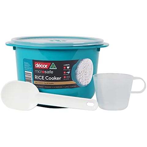 Décor Microwave Rice Cooker Makes 1-4 cups each time comes Cover
