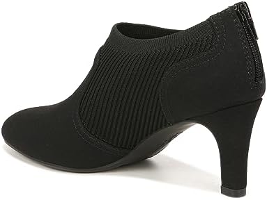 LifeStride Womens Gia Slip On Heeled Booties Black 7.5 W | Image 4