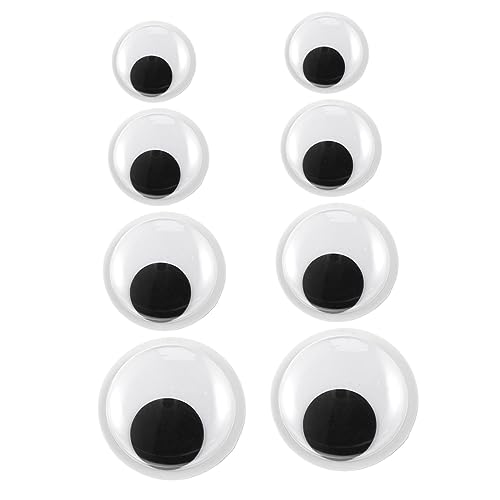 KALLORY Funny Eyeball Toys 8pcs Set Moving Eye Toys Tiny Googly Eyes Safe for Boys and Girls Imitate Eyeballs
