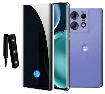 MOBIKTC NEW HQ+ Privacy UV Tempered Glass Screen Protector for Motorola Moto Edge 50 Pro 5G | Support Fingerprint Unlock Anti-Spy Screen Protector Guard Full Screen Coverage/HD/Easy Installation [Pack of 1] (B0D2LQTSVN) Amazon Price History, Amazon Price Tracker