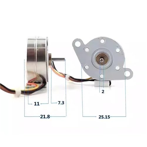 Moteur pas à pas rond mince PM25S-048 biphasé angle 7,5 degrés