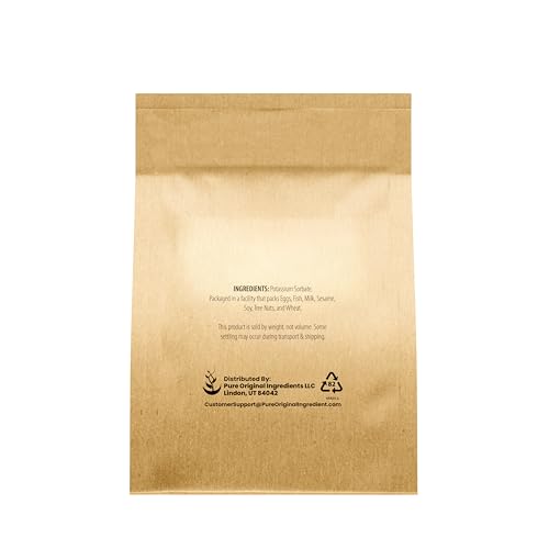 Pure Original Ingredients Potassium Sorbate (4 oz) Homebrewing & Winemaking, Food Grade Additive & Preservative
