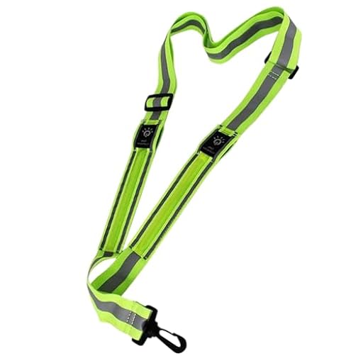 Faroby Cinturón para Correr con luz LED, Equipo de Seguridad Reflectante Ajustable con Luces Recargables USB para Caminantes y Corredores | Ya disponible en tu tienda friki favorita! En mundofriki.es!