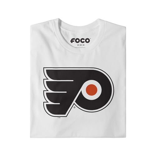 FOCO Philadelphia Flyers NHL Mens Primary Logo Long Sleeve T-Shirt - White - M by FOCO - Used condition - Image 4