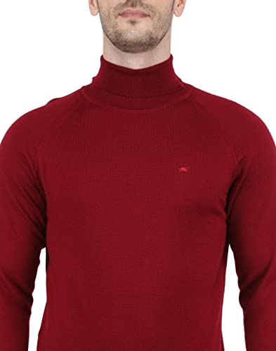 Image of Monte Carlo Men Wool High Neck Pullover Sweater