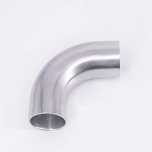 Codo de soldar a tope SUS304 de 38mm para montajes estructurales de tuberías a 90° 3