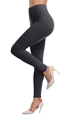 Image of Kotii Women's Soft Full Length Leggings High Waist Ankle Length Leggings Pants Tights