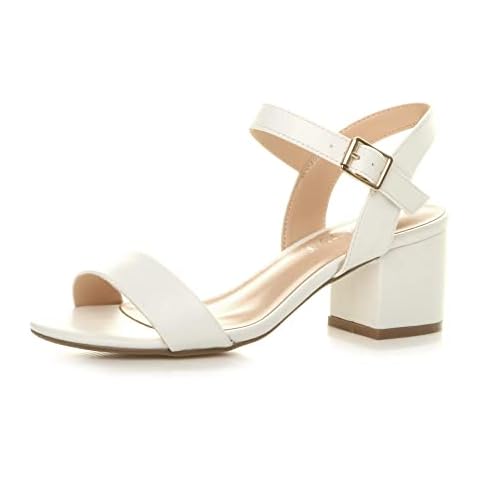 AJVANI Strappy Sandals with Block Heel Cover