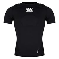 Canterbury Unisex CCC Rugby Schutzweste, Schwarz/Weiß/Silber, M UK