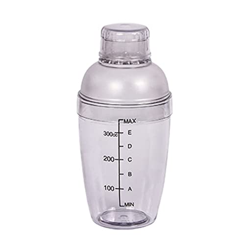 Cabilock Shaker à Cocktail Transparent Échelle De Mesure Tasse à Mélanger Résistante Aux Températures