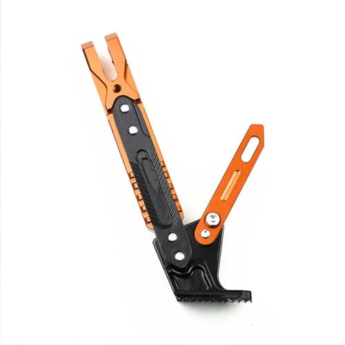 Motorradständer Motorrad-Parkständer Seitenständer Seitenständerstütze Für Ducati Für Streetfighter V4 S V4S Für Streetfighter V2(Orange)