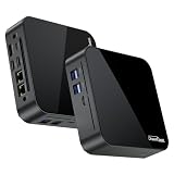 DreamQuest Mini PC mit Windows 11 Pro - Intel Alder Lake N100 (bis zu 3,4 GHz), 16GB RAM 512GB SSD Mini Desktop Computer, 10 Gbit/s SuperSpeed Type-C, 4K HDMI, Dual-WiFi, BT 5.2, RJ45