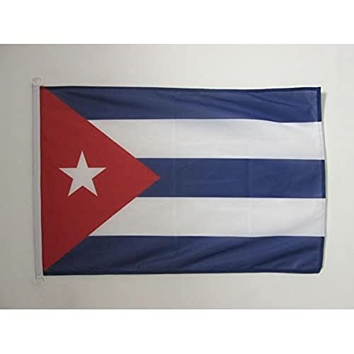 AZ FLAG Bandera de Cuba 90x60cm Uso Exterior - Bandera Cubana 60 x 90 cm Anillos