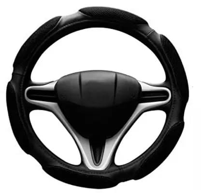 RONISH Car Steering Cover (Black) Skidproof, Stable, Heat Resistant, Healthy and Eco-Friendly, Perfect Decor for Your car, Also Protect Your Steering Wheel (Universal for Car)-image-43
