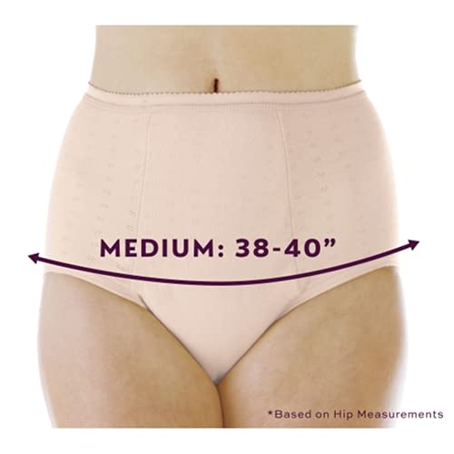 3-Pack Women's Maximum Absorbency Reusable Bladder Control Panties Beige Medium (Fits Hip: 38-40") #TOP1