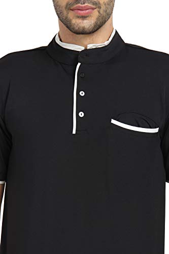 Image of OFF LIMITS Black Contrast Polo