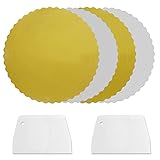 Versátil: perfecto para pasteles, tartas, pizzas, postres y mucho más. Se puede utilizar para hacer sus pasteles para bodas, fiestas y duchas de bebé y mucho más, ideal para mostrar panadería o catering.