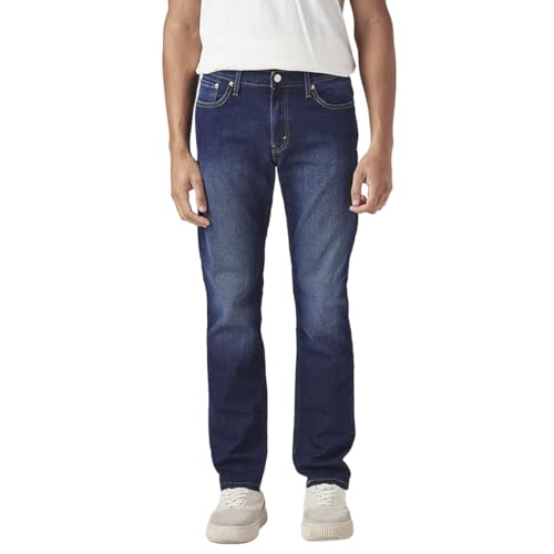 Image of Levi's Men's 511 Dark Indigo Slim Fit Mid Rise Jeans