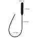 Rzoeox Urethral Sound, Urethral Male Massager with 10 Vibration Modes Penis Plug Stretcher Dilator for Male Beginner-(Diameter：0.2