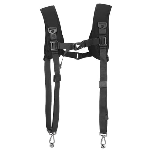 JEOZBM Alça de ombro dupla para câmera, arnês de liberação rápida, cinto de ombro macio para câmera,