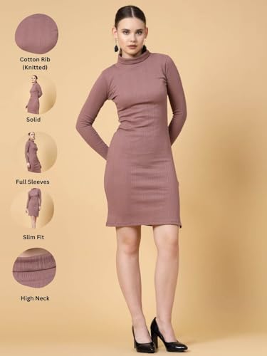 Image of Rigo Women Fleece Hooded Sweatshirt Dress