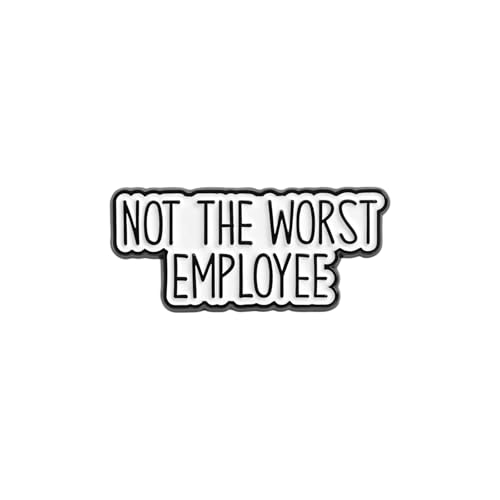 Emotional Support Coworker Enamel Pin, Do Not Pet Funny Office & Work Humor Lapel Backpack Coat Outfit Jewelry (White NOT *1)