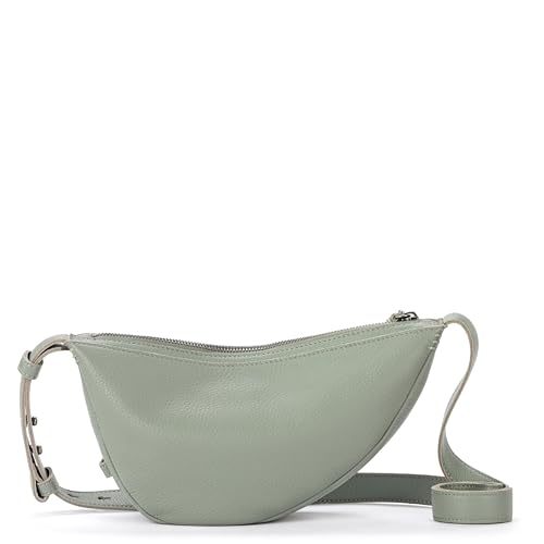 Image of The Sak Tess Sling Bag in Leather, Adjustable Crossbody Strap, Meadow