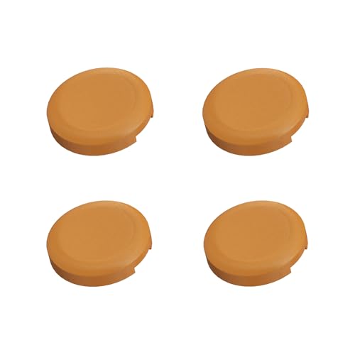 Image of Leverless Controller Keycaps Replacement Button Caps,4PCS 23mm Arcade Replacement Hitbox Button Caps for Mechanical PushButtons,Caps for TTC /Cherry /Akko Switches Caps(Yellow)