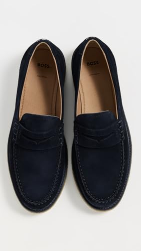 BOSS Men's Kope Suede Loafers4