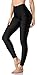 ATTRACO Womens Swim Leggings Rash Guard Pants UPF Long Swim Tights Black Large