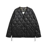 [タイオン]ユニセックス ミリタリーW-ZIP Vネックダウンジャケット(SOFT SHELL)(101ALSZML-1)