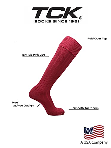 Image of Soccer Socks With Fold Down Top - European Style for Adults - Men and Women