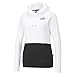 PUMA Womens Essentials Colorblock Hoodie Casual Outerwear Casual Hoodie Drawstring - Black, White - Size L