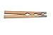 TAURISH Wood Ring Holder Hand Clamp 8-Inch Wooden Grinding Handle for Jewellery Making, Lightweight Tool with Metal Hinged Spring - Professional Quality for Polishing and Grinding Rings